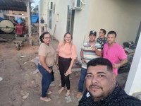 Adriano Colares visita obras do novo Centro Municipal de Fisioterapia