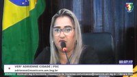 Adrienne Cidade realiza ação no dia do Trabalhador e solicita retomada das aulas na Escola Municipal Aristeu Virgolino