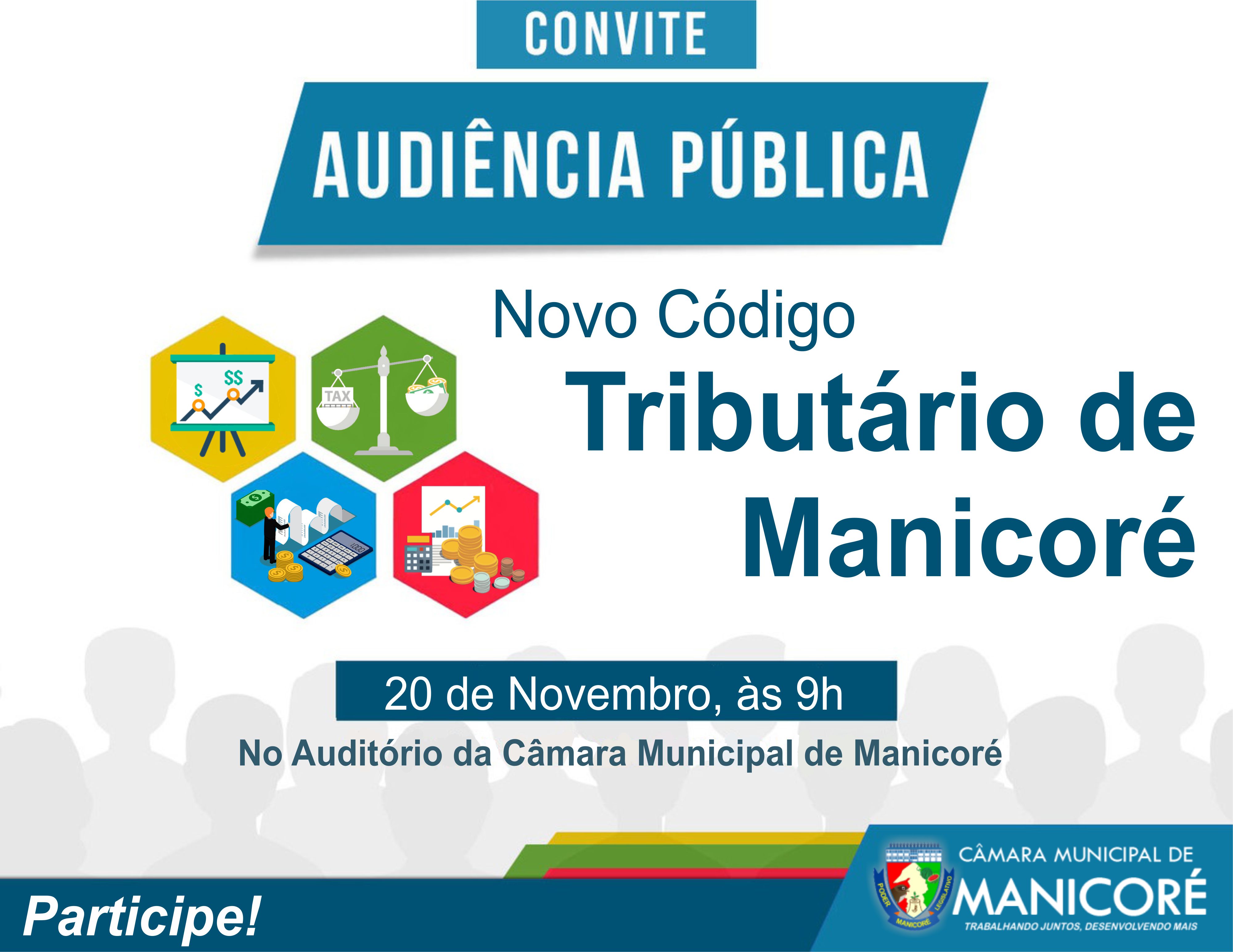 Câmara realiza audiência pública para discutir novo Código Tributário de Manicoré