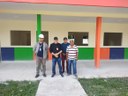 Hetyelson da Pesca acompanha técnicos da Amazonas energia para verificar instalações elétricas nas escolas municipais