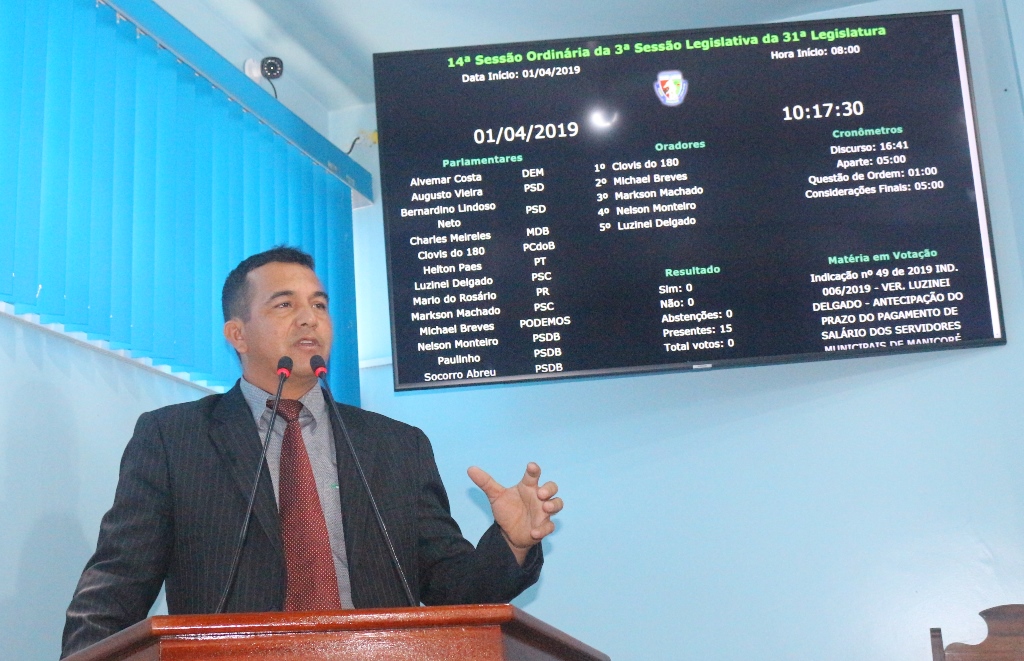 Luzinei Delgado fala da cheia do rio Madeira, Transporte escolar e solicita Antecipação do prazo de Pagamento do Salário dos Servidores do Executivo