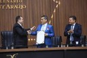 Markson Barbosa prestigia entrega de Medalha ao Prefeito de Manicoré Lúcio Flávio
