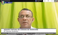 Nelson Monteiro “Manicoré vive ‘apagão’ e exige providências das Operadoras de Telefonia e Internet" 