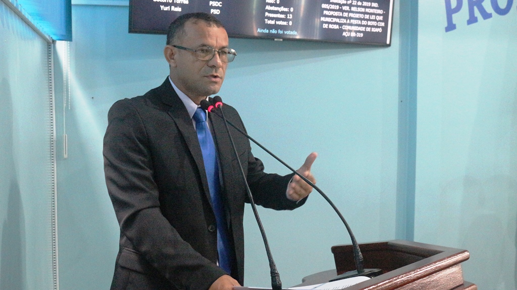 Nelson Monteiro apresenta Proposta de Projeto de Lei para municipalizar a Festa do Boto cor de Rosa