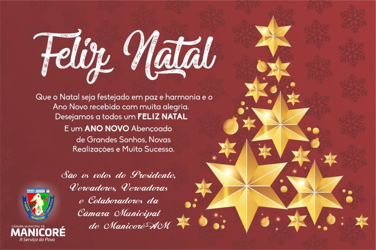 Feliz Natal e um Próspero Ano Novo!!! — Câmara Municipal de