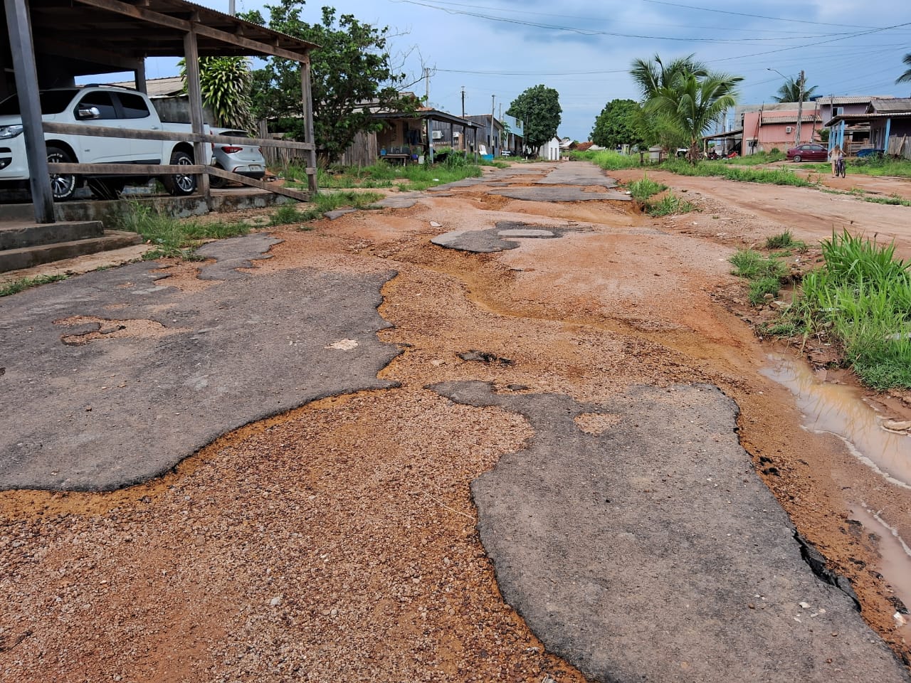 Paulo Cesar solicita recuperação das Ruas da Vila de Maravilha e Distrito de Matupi