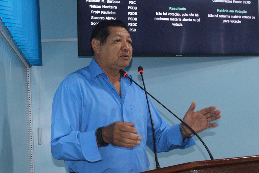 Raimundo Guimarães faz uso da Tribuna Livre para relatar e pedir providências sobre o porto de Manicoré