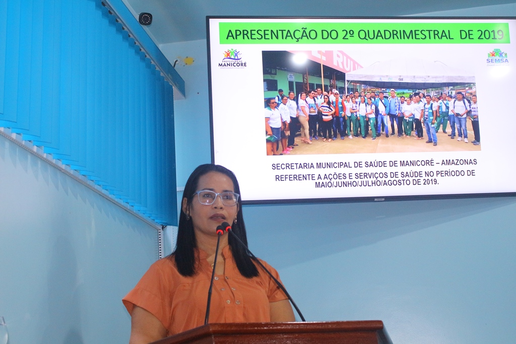 Secretária de Saúde presta contas na Câmara de Manicoré